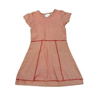 Little English Girl’s Striped Knit Dress Size 7 Stretchy Casual Comfy Boutique